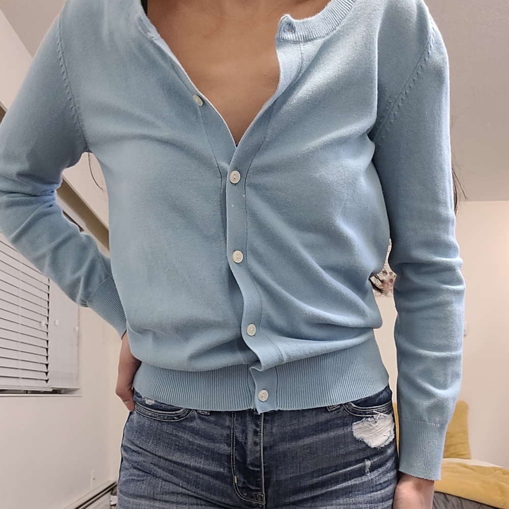Size Small Blue Cardigan